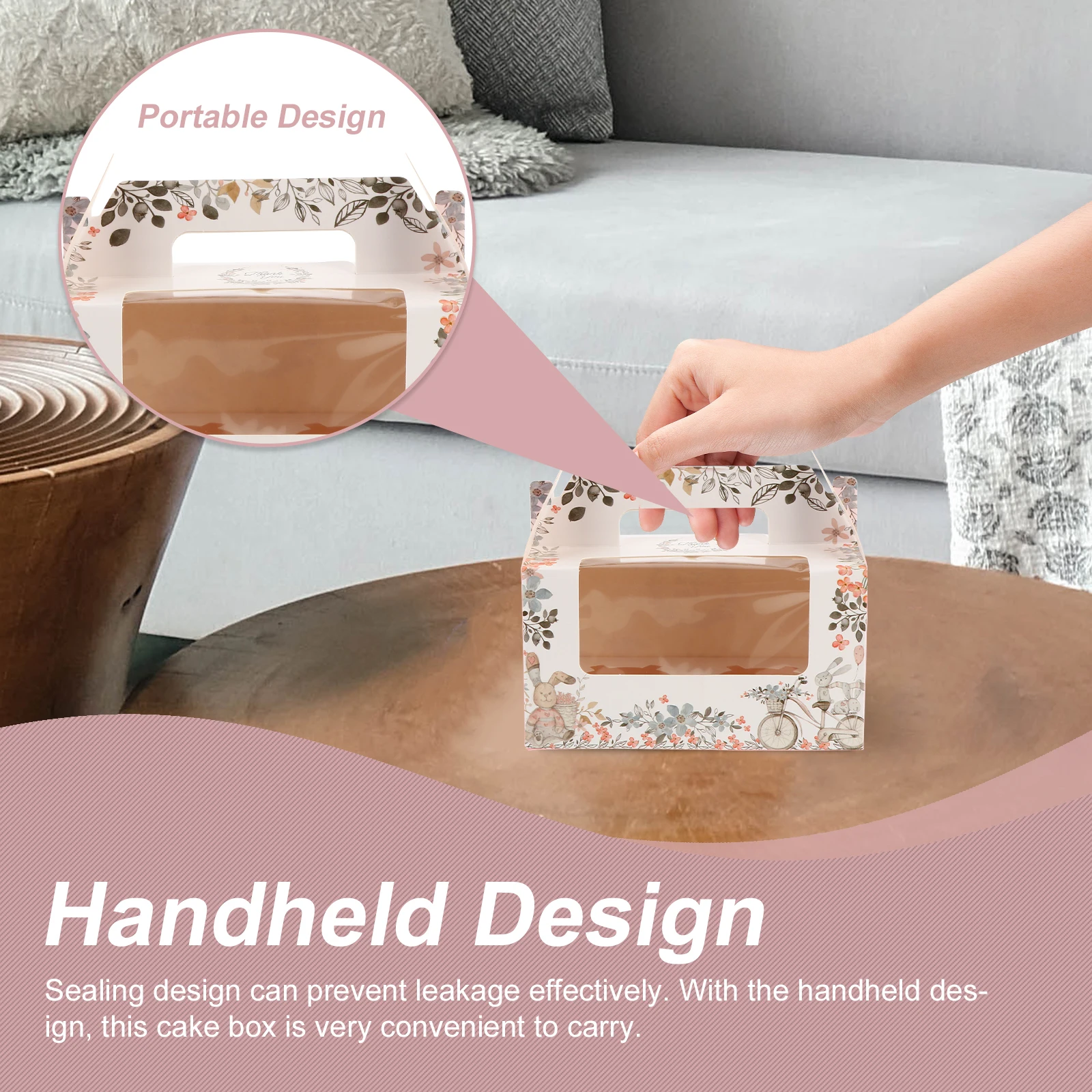 Muffin Packaging Box Cake Boxes with Window Packing Cupcake Transport Container
Muffin Packaging Box Cake Boxes with Window Packing Cupcake Transport Container