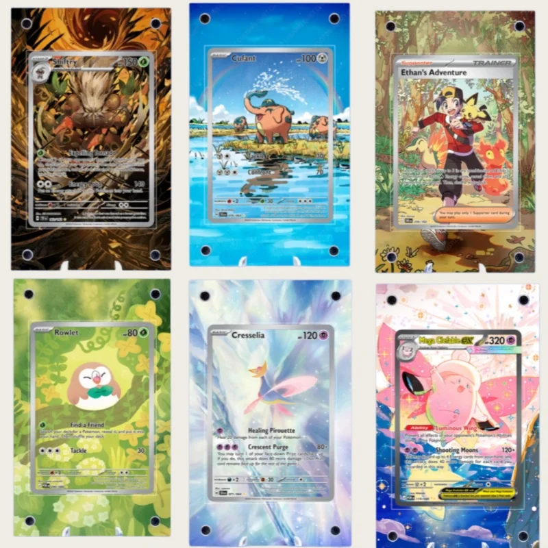 Collection Card Acrylic Card Display Case for Ptcg Suffry Cufant Rowlet Cresselia Artwork Storage Box Display Rack Accessories
Collection Card Acrylic Card Display Case for Ptcg Suffry Cufant Rowlet Cresselia Artwork Storage Box Display Rack Accessories