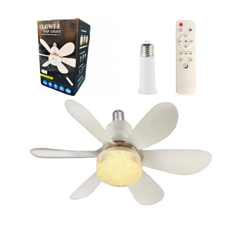 E27 Socket LED Ceiling Fan with Light And Remote Dimmable 3000K-6500K Modern Indoor Fan Light Combination Energy Efficient
E27 Socket LED Ceiling Fan with Light And Remote Dimmable 3000K-6500K Modern Indoor Fan Light Combination Energy Efficient