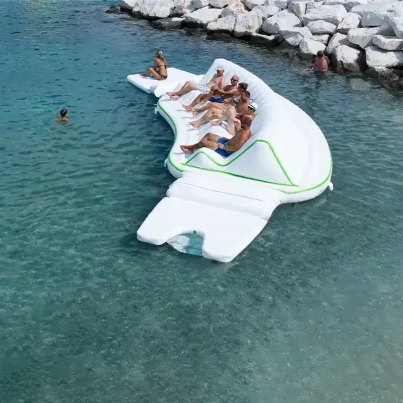 New Design Boat Yacht Inflatable Floating Island Platform Bed Large Inflatable Lounge Water Sofa 
New Design Boat Yacht Inflatable Floating Island Platform Bed Large Inflatable Lounge Water Sofa