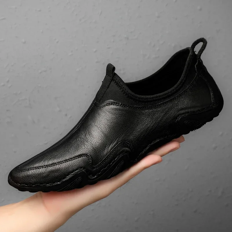 Men Genuine Leather Casual Loafers Soft Comfortable Breathable Flats Lazy Shoes Men's Lightweigh Moccasins Driving Shoes
Men Genuine Leather Casual Loafers Soft Comfortable Breathable Flats Lazy Shoes Men's Lightweigh Moccasins Driving Shoes