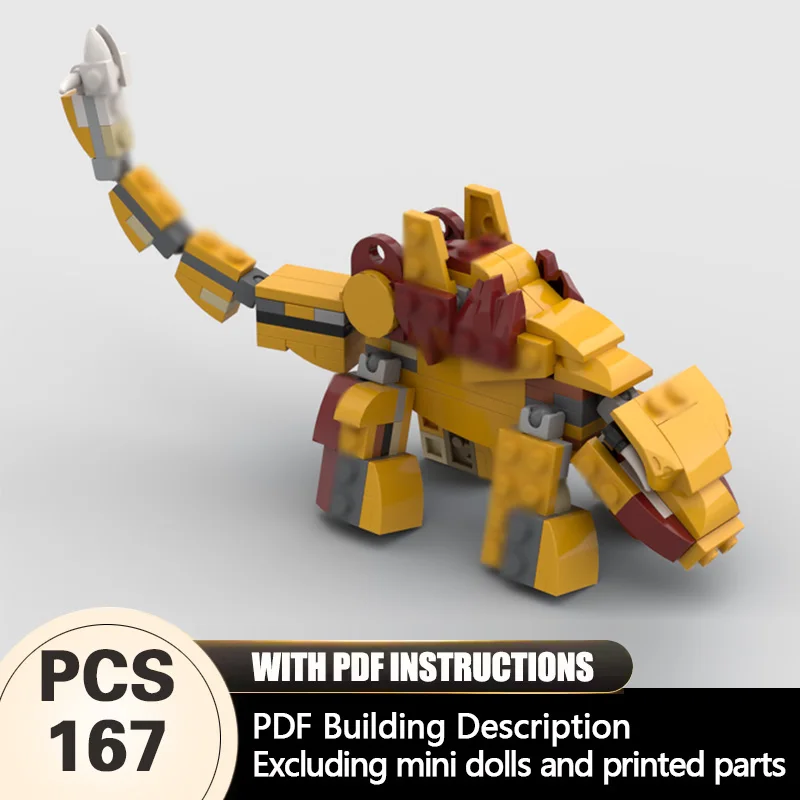 Creators Animal Series Model MOC Building Bricks Stegosaurus Modular Technology Gifts Holiday Assemble Children Toys Suit
Creators Animal Series Model MOC Building Bricks Stegosaurus Modular Technology Gifts Holiday Assemble Children Toys Suit