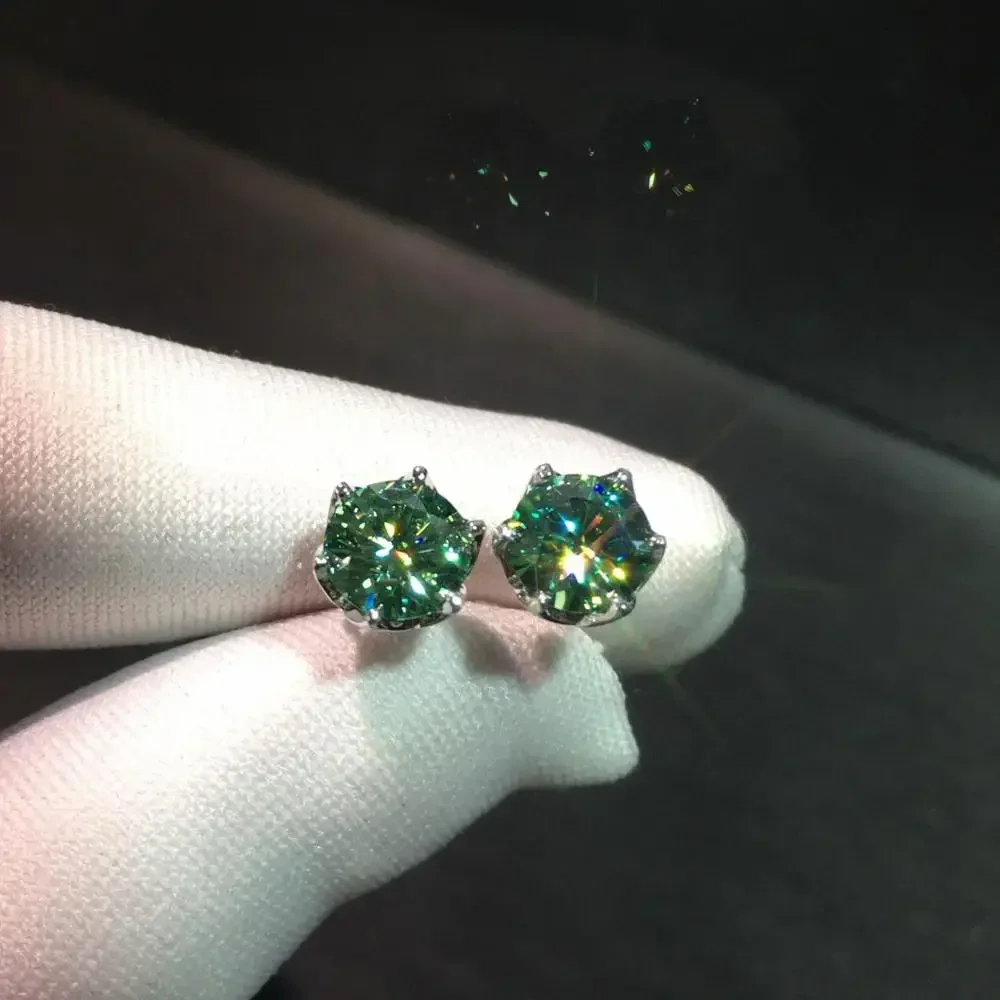 Серьги из серебра 925 пробы с бриллиантами, цвет D, зеленые серьги с муассанитом VVS1, подарок для девочек
Серьги из серебра 925 пробы с бриллиантами, цвет D, зеленые серьги с муассанитом VVS1, подарок для девочек