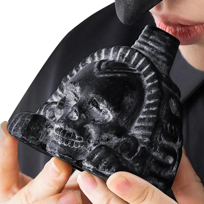 Aztec Death Whistle Skull Weird Sound Scream Trick Novelty Toy Skeleton Head Halloween Party Supplies Outdoor Whistle
Aztec Death Whistle Skull Weird Sound Scream Trick Novelty Toy Skeleton Head Halloween Party Supplies Outdoor Whistle