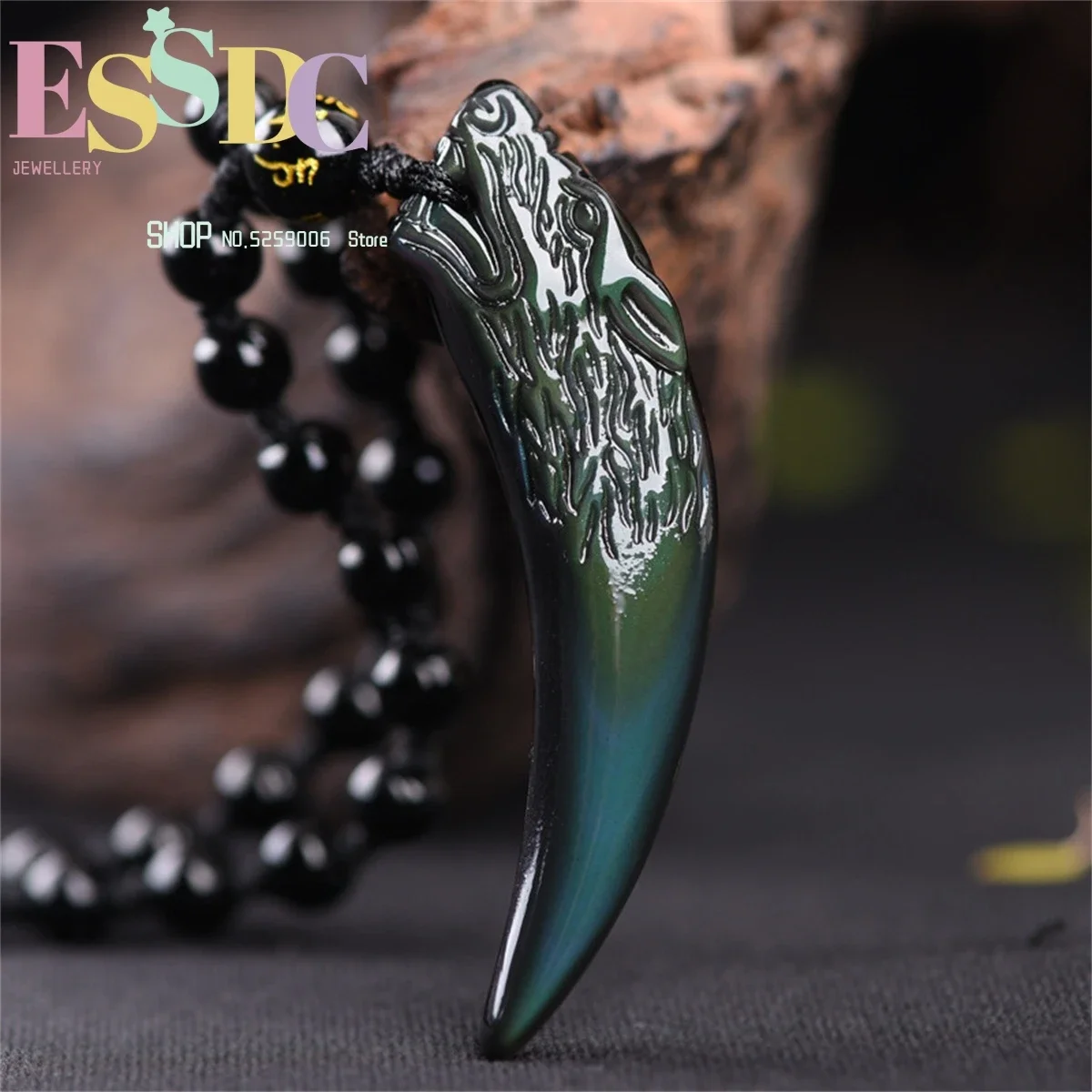 New Rainbow Eye Obsidian Wolf Teeth Pendant for Men Jewelry Gift Personality Simplicity Fashion Ethnic Style Charm Retro
New Rainbow Eye Obsidian Wolf Teeth Pendant for Men Jewelry Gift Personality Simplicity Fashion Ethnic Style Charm Retro