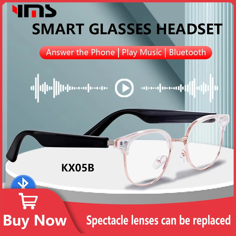 Smart Glasses Fashion Men and Women Bluetooth Glasses Anti-blue Light Headset Music Smart Glasses Suitable for Driving Travel
Smart Glasses Fashion Men and Women Bluetooth Glasses Anti-blue Light Headset Music Smart Glasses Suitable for Driving Travel