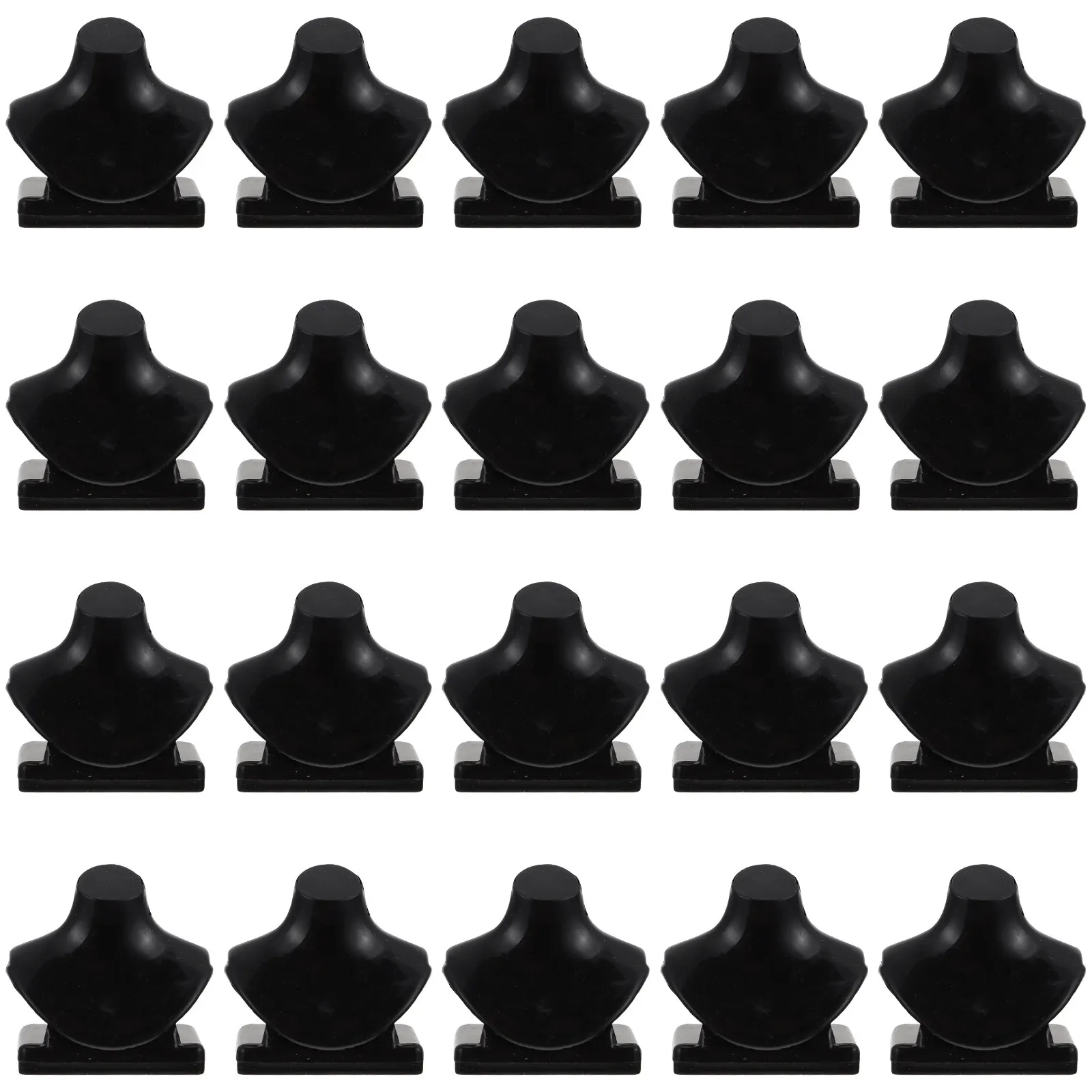 20Pcs Black Mini Necklace Display Stand for Tiny Jewelry Organizer Display Prop Craft DIY Scene Setup Decoration Tool
20Pcs Black Mini Necklace Display Stand for Tiny Jewelry Organizer Display Prop Craft DIY Scene Setup Decoration Tool