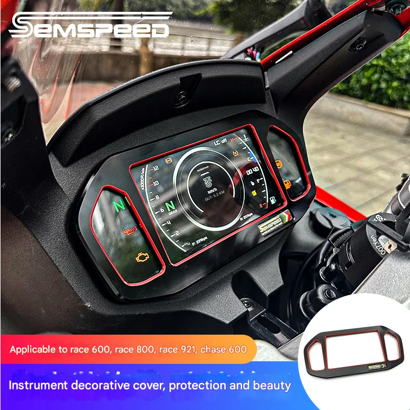 Motorcycle Instrument Cluster Bezel - Anti-glare Gauge Trim Cover For QJMOTO QJ SRK 421/450/550/600/600RS/800/921 Super921
Motorcycle Instrument Cluster Bezel - Anti-glare Gauge Trim Cover For QJMOTO QJ SRK 421/450/550/600/600RS/800/921 Super921