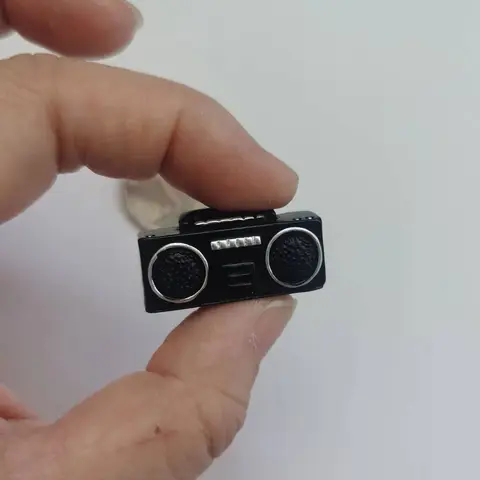 1pc Resin Miniature Mini Radio HomeDec Landscape Dec Scene Decoration