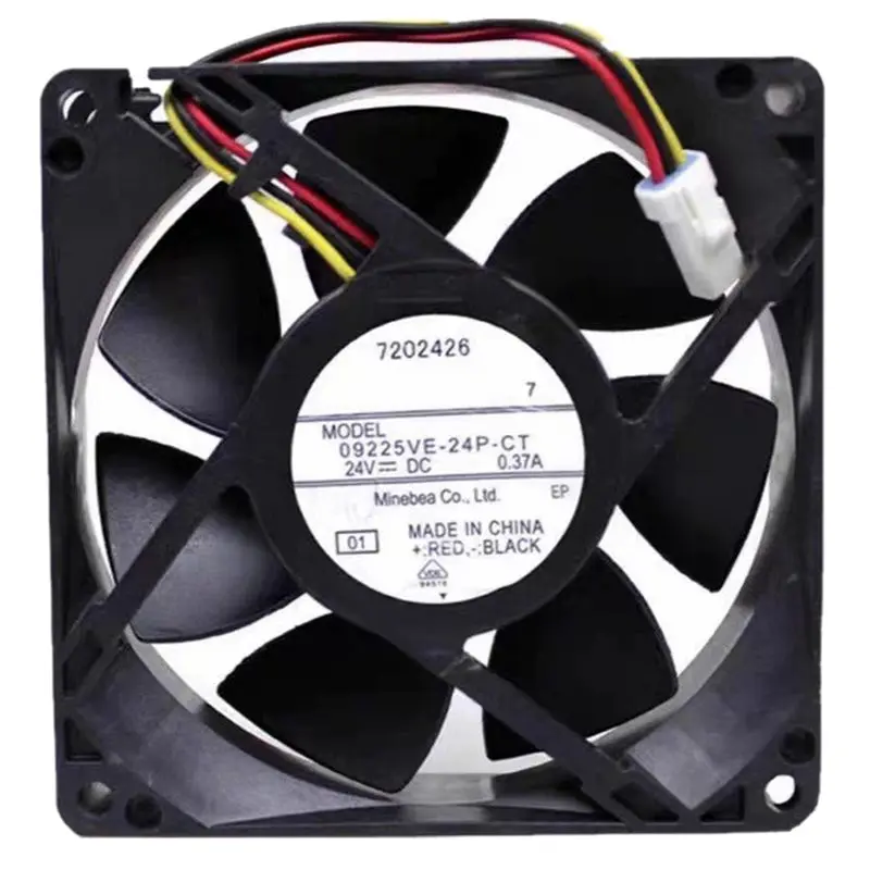 AT82-Cooling Fan For NMB 09225VE-24P-CT 24V 0.37A For NMB9CM 9025 For Inverter- 92 X 92 X 25MM
AT82-Cooling Fan For NMB 09225VE-24P-CT 24V 0.37A For NMB9CM 9025 For Inverter- 92 X 92 X 25MM