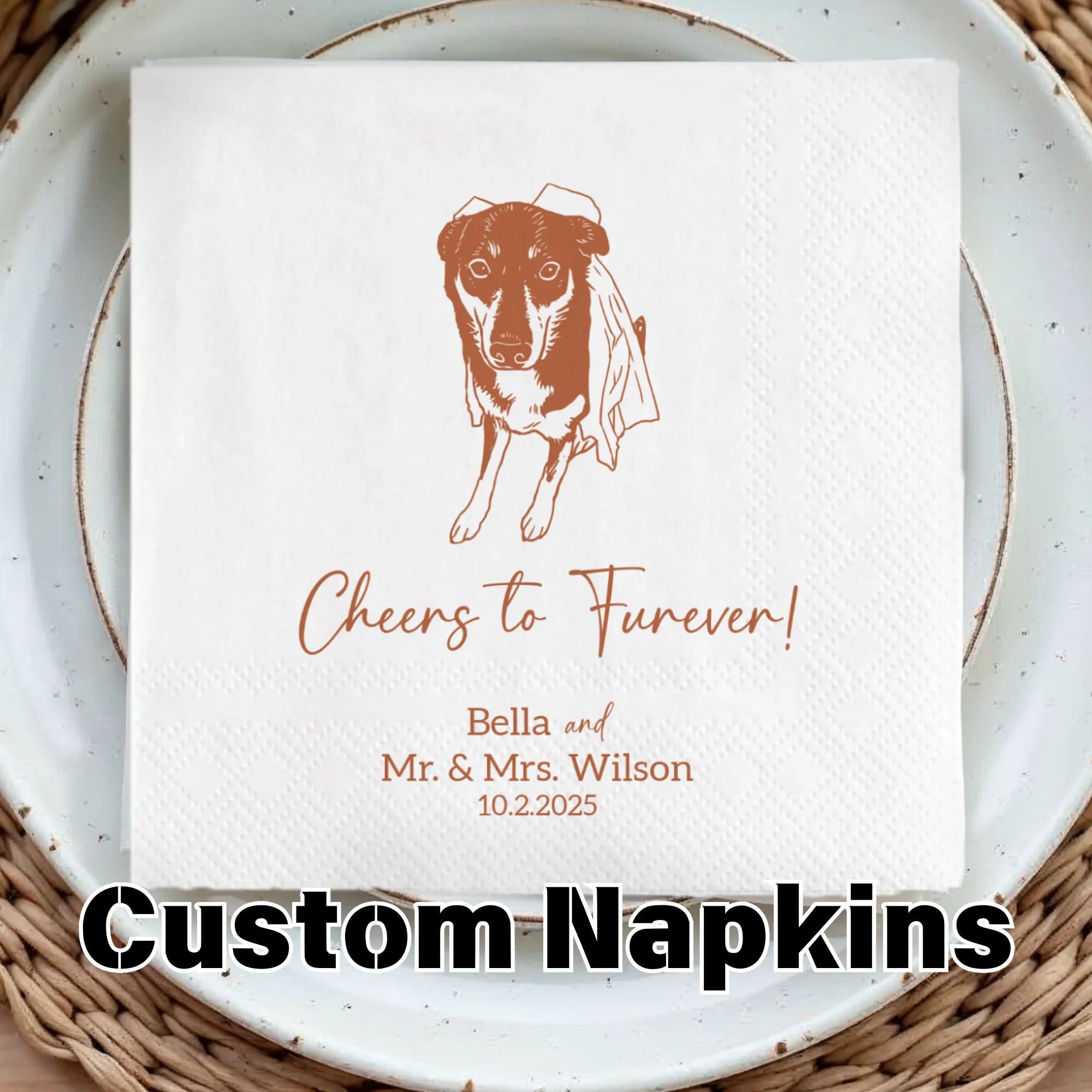 Personalized Wedding Paper Napkins 50-500PCS Custom Monogram Printed Napkins for Wedding Cocktail Party Anniversary Decor
Personalized Wedding Paper Napkins 50-500PCS Custom Monogram Printed Napkins for Wedding Cocktail Party Anniversary Decor