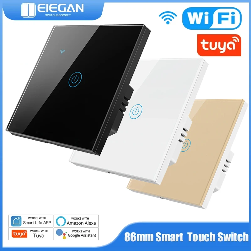 WiFi Smart Light Switch Need Neutral Glass Screen Touch Panel Switches Support Alexa Tuya App Control Google Home Voice Yandex
WiFi Smart Light Switch Need Neutral Glass Screen Touch Panel Switches Support Alexa Tuya App Control Google Home Voice Yandex