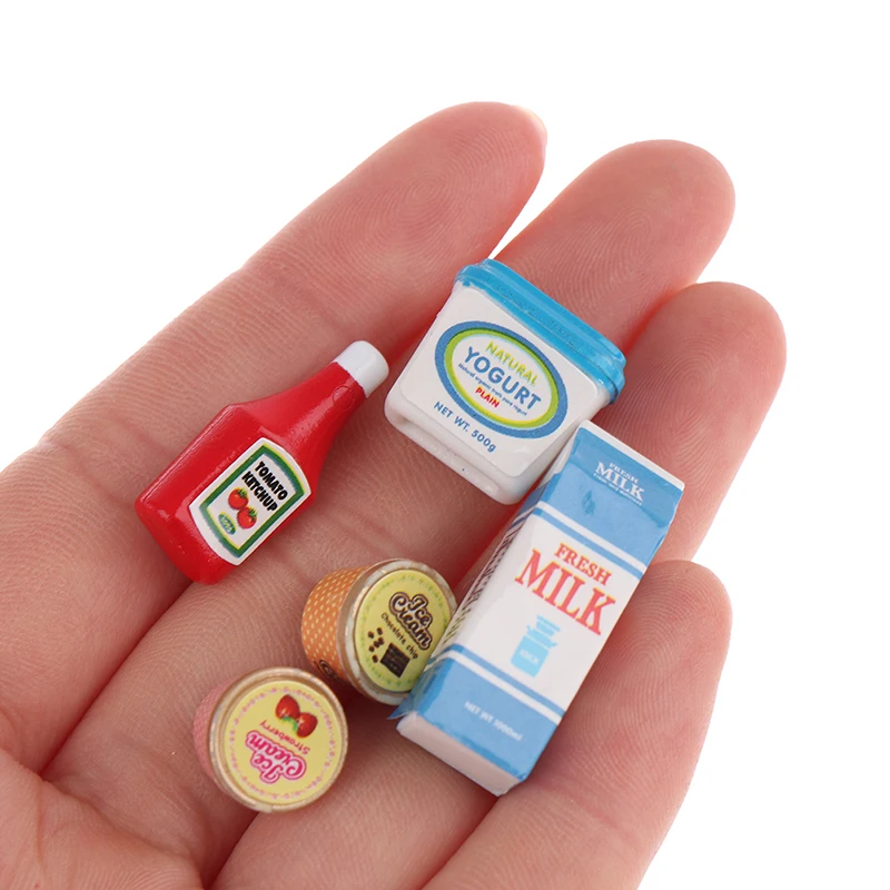 5Pcs/Set 1:12 Dollhouse Miniature Food Mini Tomato Sauce Iced Yogurt Dolls Kitchen Toy
5Pcs/Set 1:12 Dollhouse Miniature Food Mini Tomato Sauce Iced Yogurt Dolls Kitchen Toy