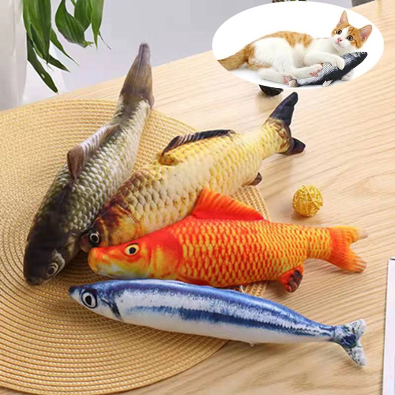 Fish Shape Cat Toys for Cats Plush Catnip Stuffed Pet Chew Toys Pet Interaction Supplies Cat Favors 1 pc Creative Pet Supplies
Fish Shape Cat Toys for Cats Plush Catnip Stuffed Pet Chew Toys Pet Interaction Supplies Cat Favors 1 pc Creative Pet Supplies