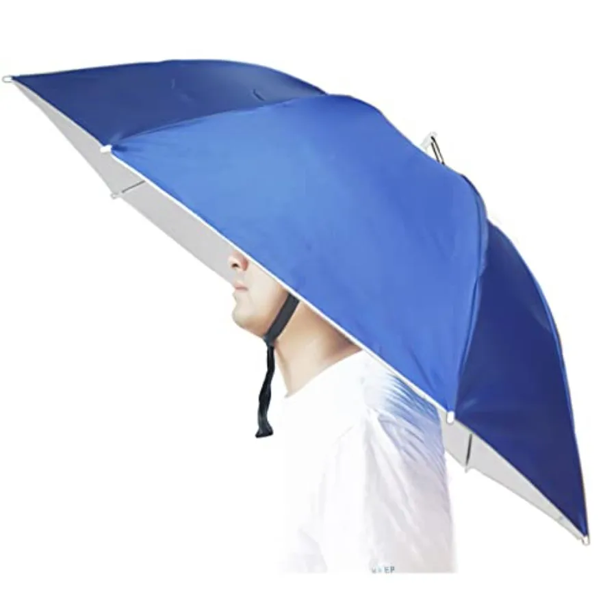 Umbrella Hat, 37 inch Fishing Umbrella Hat Hands Free Foldable UV Protection Umbrella Cap Adjustable Headwear for Fishing Golf
Umbrella Hat, 37 inch Fishing Umbrella Hat Hands Free Foldable UV Protection Umbrella Cap Adjustable Headwear for Fishing Golf