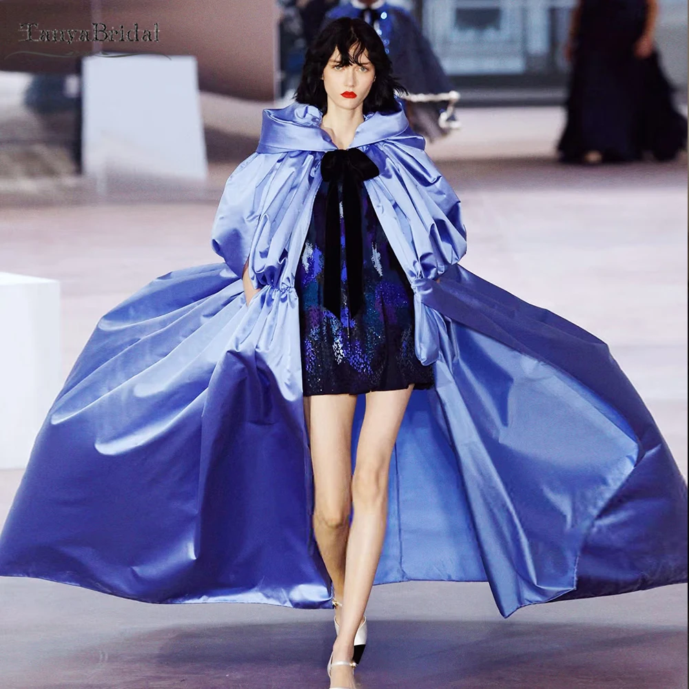 New Coming Taffeta Long Jacket With Sleeve ,Wedding Cape ,Women Fashion Coat Evening Wear DJ473
New Coming Taffeta Long Jacket With Sleeve ,Wedding Cape ,Women Fashion Coat Evening Wear DJ473