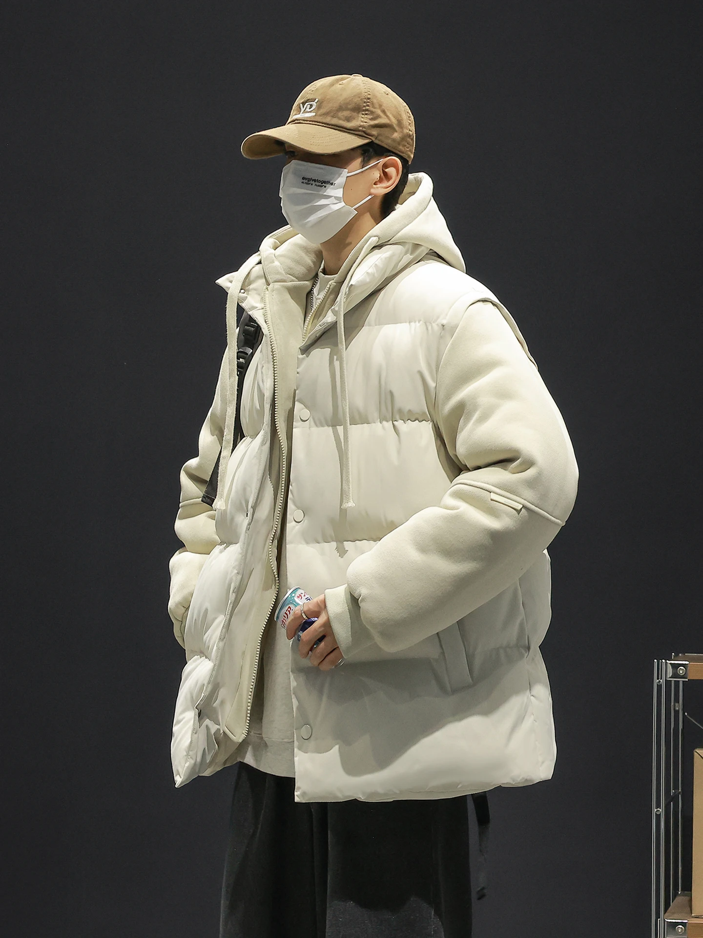 Men's Thickened Winter down Cotton Jacket Hooded Bread Style Coat Warmth Youth Fashion Outerwear Standard Fit Long Sleeve
Men's Thickened Winter down Cotton Jacket Hooded Bread Style Coat Warmth Youth Fashion Outerwear Standard Fit Long Sleeve