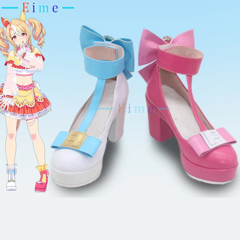 Fusaichi Pandora Cosplay Shoes Holloween Party Shoes Game Pretty Derby Cosplay Props Custom Made Pink High Heels with Bow
Fusaichi Pandora Cosplay Shoes Holloween Party Shoes Game Pretty Derby Cosplay Props Custom Made Pink High Heels with Bow