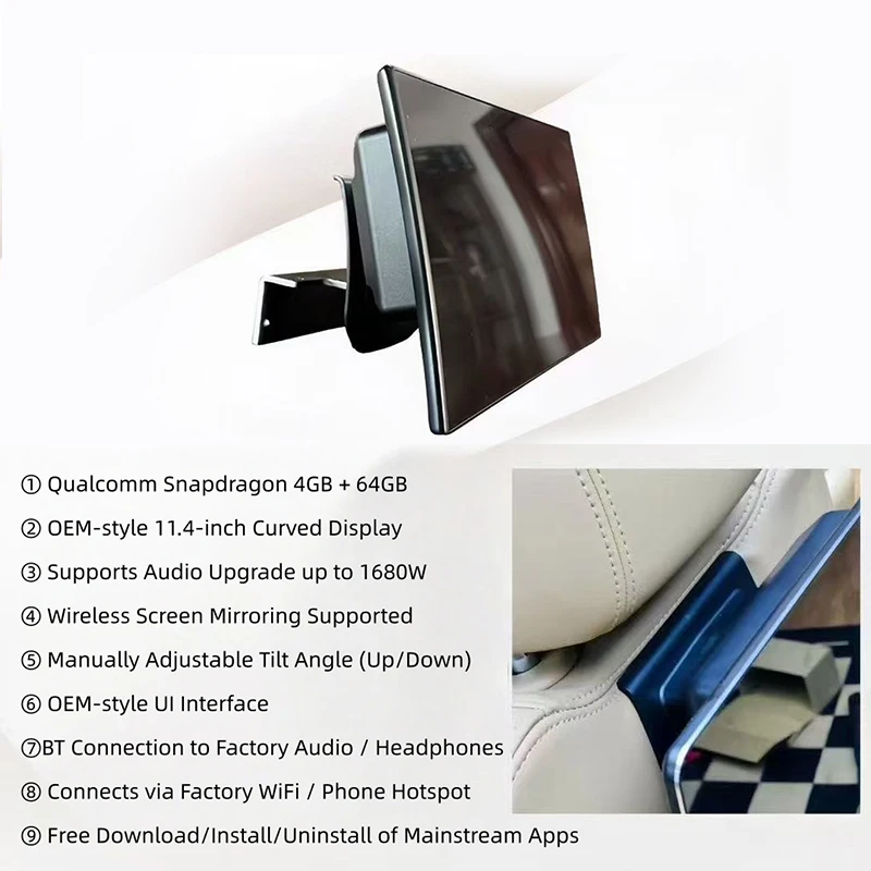 11,4-дюймовый автомобильный DVD-плеер с Android, сенсорным экраном, GPS-навигацией и поддержкой CarPlay для Land Rover Range Rover Vogue Sport 2014-2023
11,4-дюймовый автомобильный DVD-плеер с Android, сенсорным экраном, GPS-навигацией и поддержкой CarPlay для Land Rover Range Rover Vogue Sport 2014-2023