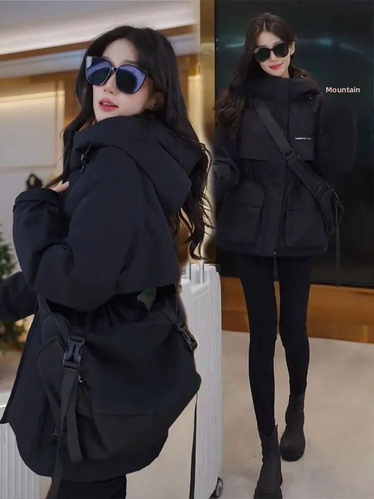 Women's Parka Jaet Winter Casual Hooded Waist-Cinching Slimming Workwear Outdoor Fce-Lined Cotton Coat Zipper Closure
Women's Parka Jaet Winter Casual Hooded Waist-Cinching Slimming Workwear Outdoor Fce-Lined Cotton Coat Zipper Closure