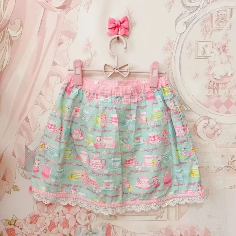 Japanese Kawaii Skirts Womens Y2k Aesthetic Lace Patchwork Mini Skirts Cartoon Cute Print Falda Streetwear Harajuku Fashion Jupe
Japanese Kawaii Skirts Womens Y2k Aesthetic Lace Patchwork Mini Skirts Cartoon Cute Print Falda Streetwear Harajuku Fashion Jupe
