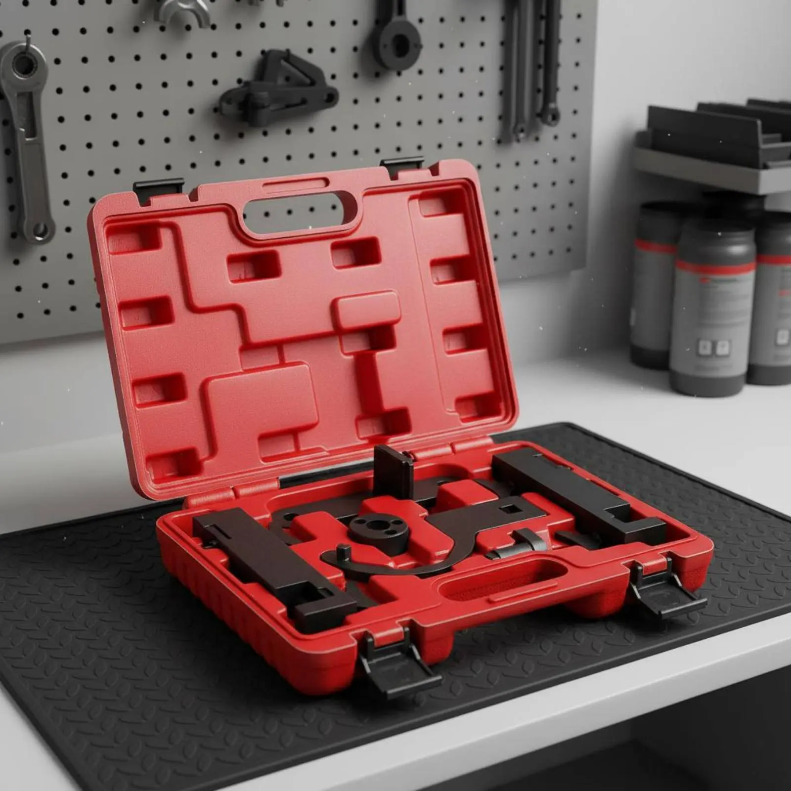6 Pieces Engine Timing Tool Kit High Hardness Camshaft Engine Shaft Timing Tool Set Long-Lasting Wear Resistant for Mechanics
6 Pieces Engine Timing Tool Kit High Hardness Camshaft Engine Shaft Timing Tool Set Long-Lasting Wear Resistant for Mechanics