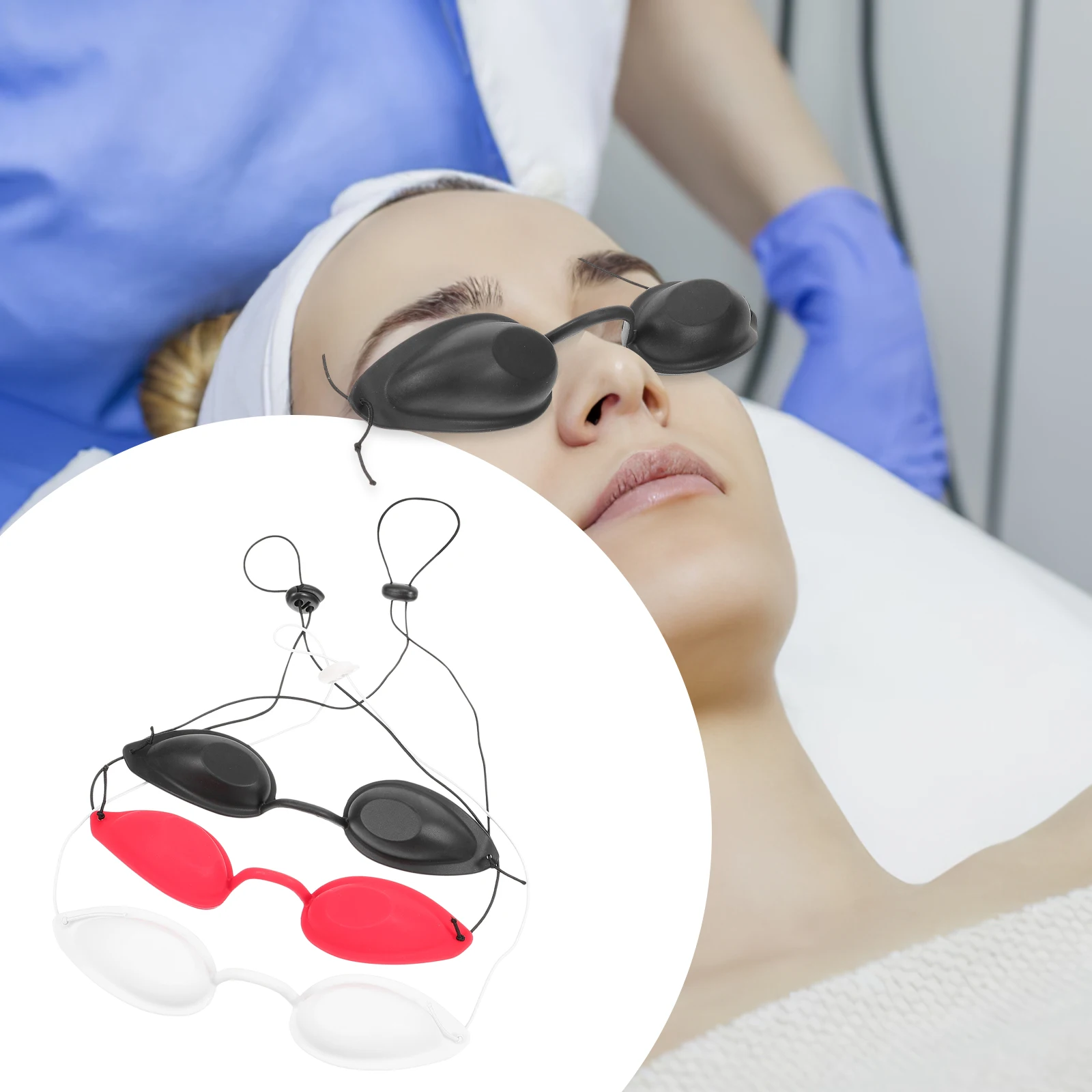 3pcs Blackout Uv Protection Adjustable Portable Elastic Tanning Bed Goggles Tanning Goggles Sunbathing Beach Salon
3pcs Blackout Uv Protection Adjustable Portable Elastic Tanning Bed Goggles Tanning Goggles Sunbathing Beach Salon