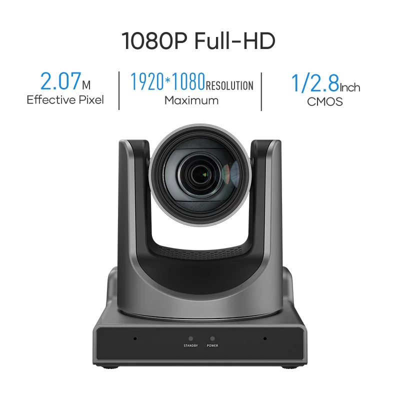 ROCWARE RC23 1080P Full HD видеокамера для видеоконференций H.265 Encode 1080P60 12x с автоматическим зумом USB PTZ камера для конференц-связи
ROCWARE RC23 1080P Full HD видеокамера для видеоконференций H.265 Encode 1080P60 12x с автоматическим зумом USB PTZ камера для конференц-связи