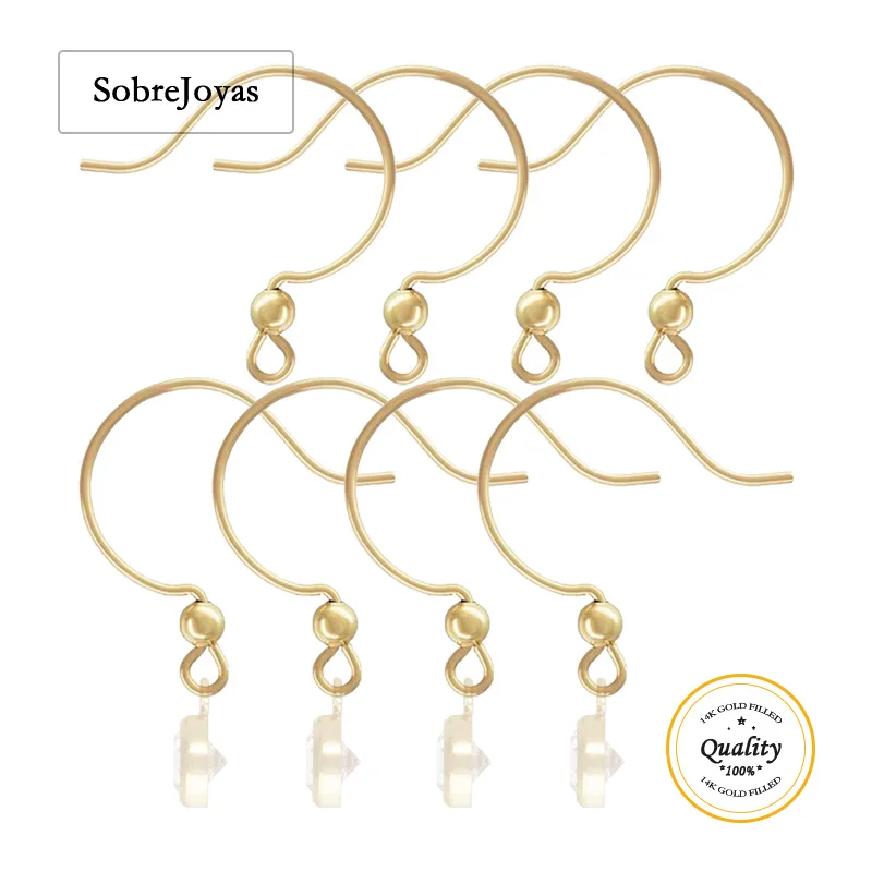 Круглый провод для ушей из 14-каратного золота с бусинами 3,0 мм (0,76 мм) для серег «сделай сам», аксессуары для изготовления ювелирных изделий, серьги-капли 
Круглый провод для ушей из 14-каратного золота с бусинами 3,0 мм (0,76 мм) для серег «сделай сам», аксессуары для изготовления ювелирных изделий, серьги-капли