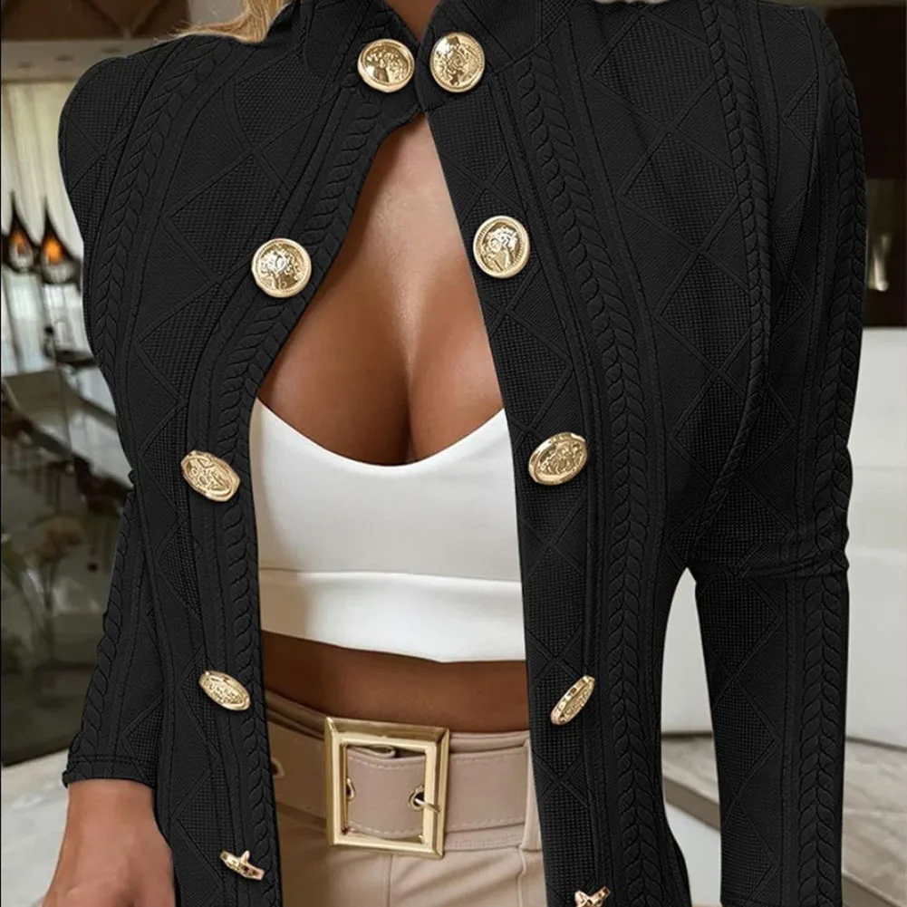 Office Wear Black, Apricot, Khaki, Grey, Pink, Green As Pictures Show Double-breasted Coat Women Double Breasted Jacket Blazer
Office Wear Black, Apricot, Khaki, Grey, Pink, Green As Pictures Show Double-breasted Coat Women Double Breasted Jacket Blazer