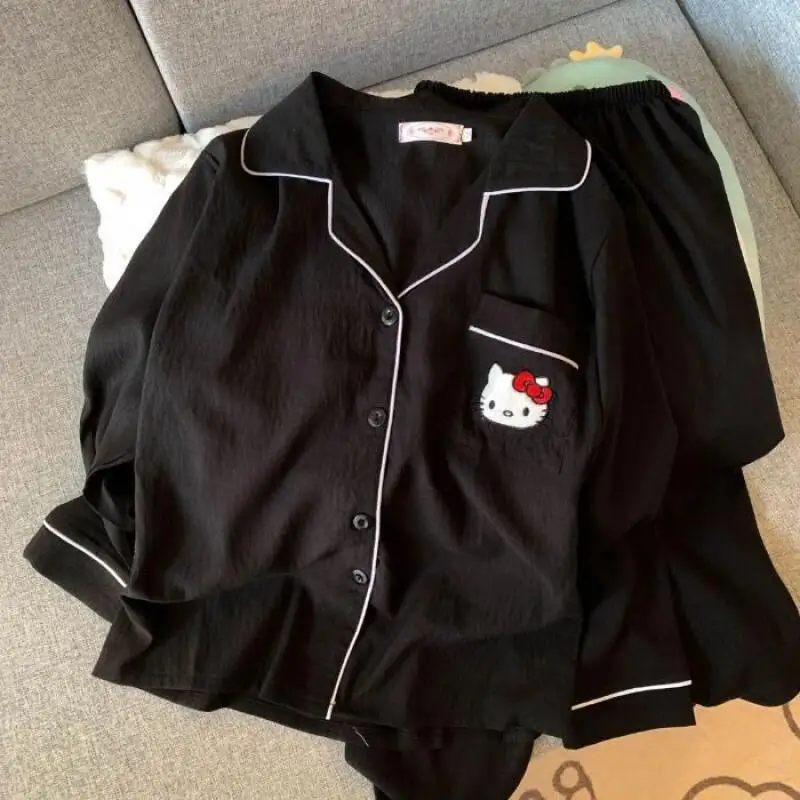 Sanrio Student Pajamas 2Pcs Hello Kitty Princess Style Long Sleeve Cartoon Spring and Autumn Trousers Dormitory Home Clothing
Sanrio Student Pajamas 2Pcs Hello Kitty Princess Style Long Sleeve Cartoon Spring and Autumn Trousers Dormitory Home Clothing