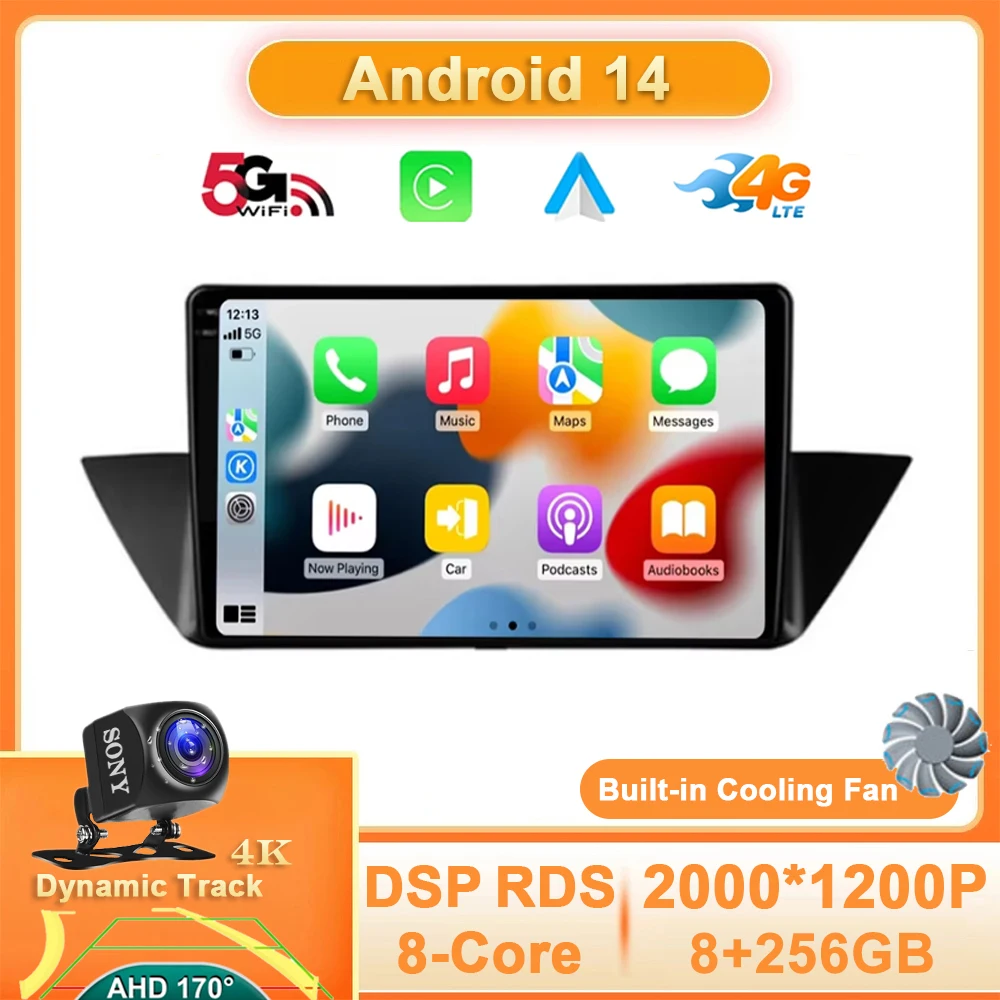 Android 14 For BMW X1 E84 2009 - 2012 Car Radio Multimedia Stereo Video Player Auto CarPlay 4G WIFI GPS Navigation 360 Camera BT
Android 14 For BMW X1 E84 2009 - 2012 Car Radio Multimedia Stereo Video Player Auto CarPlay 4G WIFI GPS Navigation 360 Camera BT