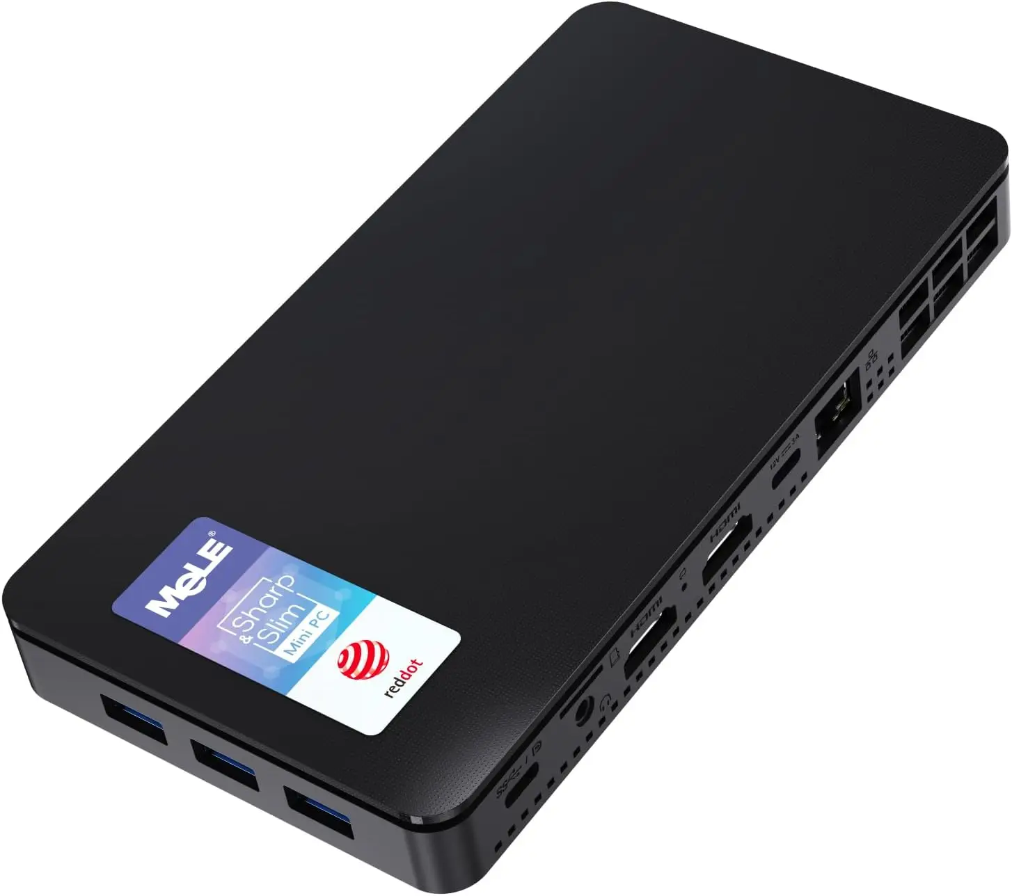 MeLE Slim Mini PC Overclock3C N5095 16GB RAM,512GB Storage, Thin Mini Desktop Computer,Triple Screen Display,Full Function USB-C
MeLE Slim Mini PC Overclock3C N5095 16GB RAM,512GB Storage, Thin Mini Desktop Computer,Triple Screen Display,Full Function USB-C