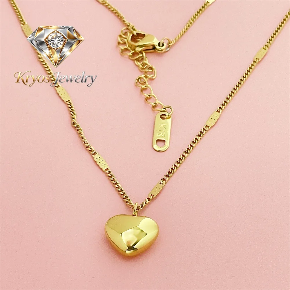 Kryos Jewelry Luxury 24K 9999 Pure Gold real gold Women's Love Love Pendant Necklace Collarbone
Kryos Jewelry Luxury 24K 9999 Pure Gold real gold Women's Love Love Pendant Necklace Collarbone