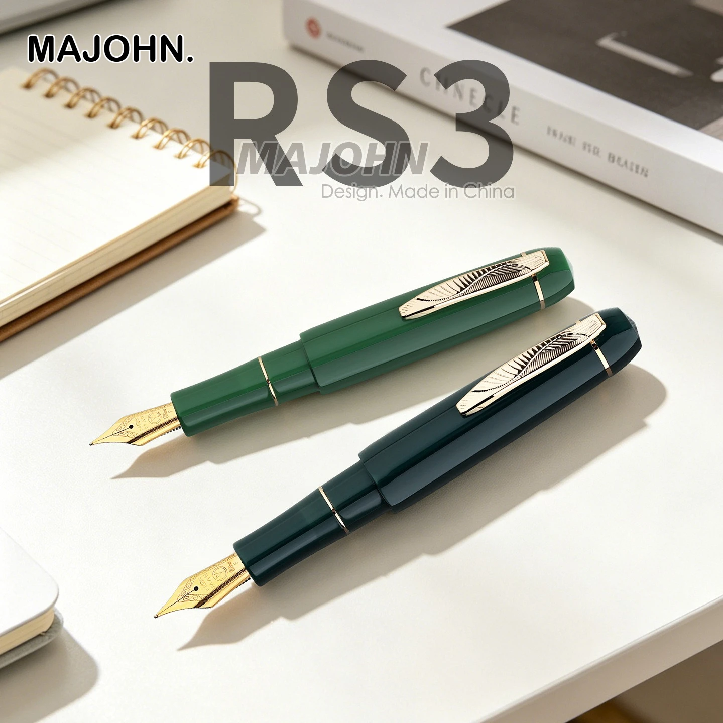 MAJOHN RS3 Short Mini Fountain Pen High End Resin Travel Account Pocket Calligraphy Pen School Office Supplies Stationery
MAJOHN RS3 Short Mini Fountain Pen High End Resin Travel Account Pocket Calligraphy Pen School Office Supplies Stationery