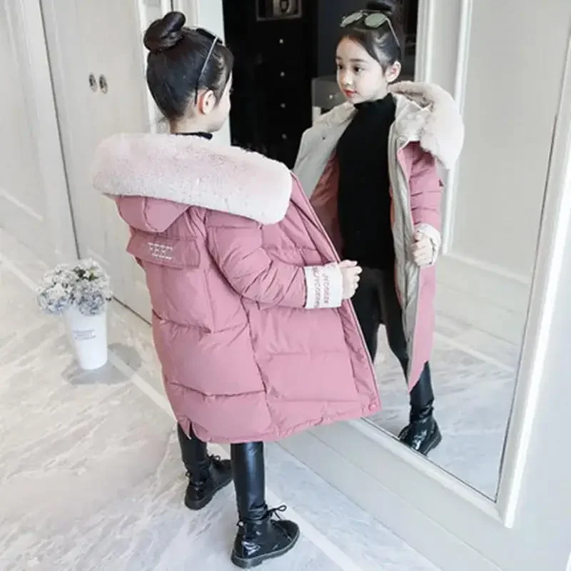 -30 degrees Girls clothing Winter Warm down Cotton Jackets Children parka Fur Collar Coat Thicken Hooded Snowsuit kids Clothes
-30 degrees Girls clothing Winter Warm down Cotton Jackets Children parka Fur Collar Coat Thicken Hooded Snowsuit kids Clothes