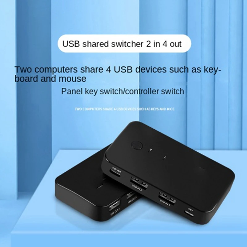 Квм-переключатель, USB-переключатель, контроллер, USB 2 входа, 4 выхода, подходит для ноутбука, принтера, клавиатуры, мыши, монитора
Квм-переключатель, USB-переключатель, контроллер, USB 2 входа, 4 выхода, подходит для ноутбука, принтера, клавиатуры, мыши, монитора