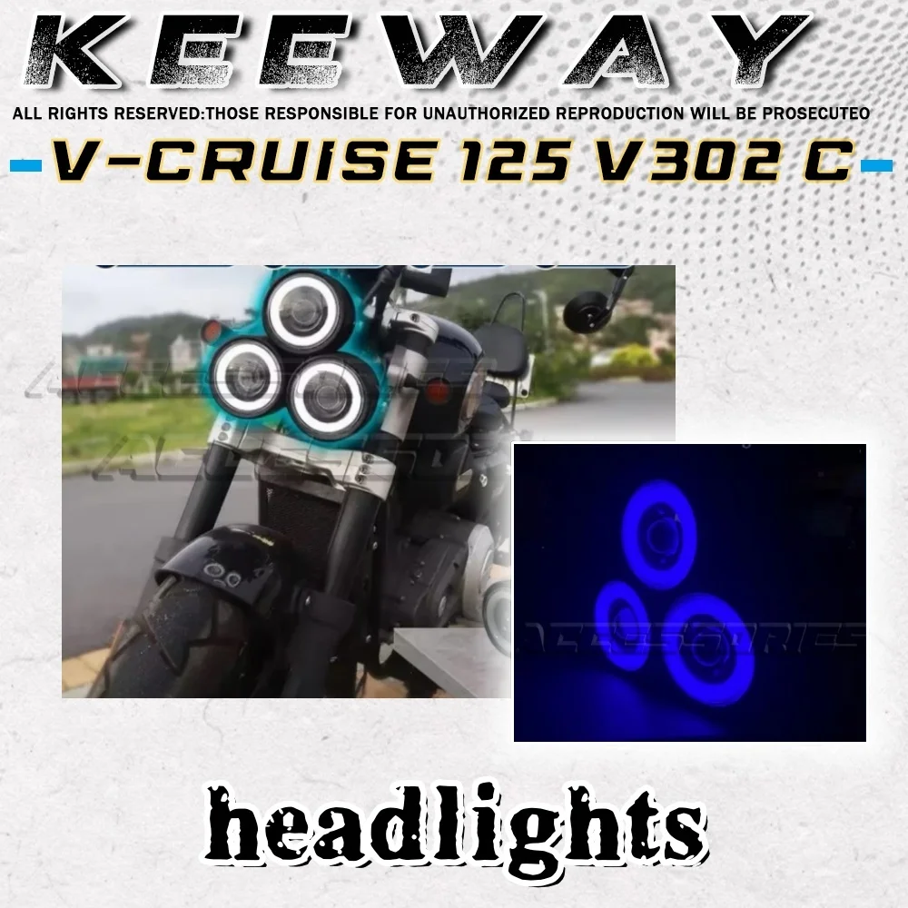 For KEEWAY V-CRUISE 125V 302CV headlights. Keeway V-Cruise 125V 302CV headlights.
For KEEWAY V-CRUISE 125V 302CV headlights. Keeway V-Cruise 125V 302CV headlights.