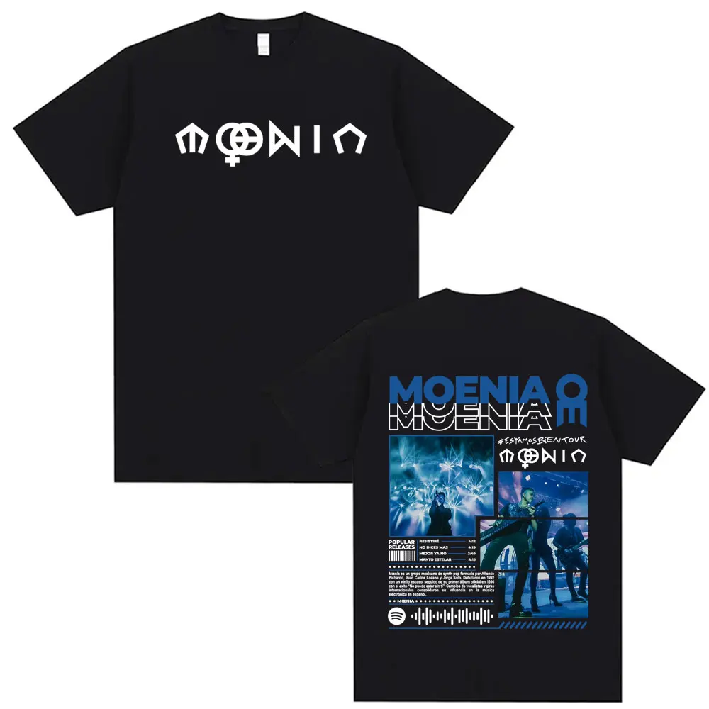 Singer Moenia Esyamos Bien Tour Merch Men's and Women's Oversized Gothic 2025 Summer Print 100% Pure Cotton Casual T-shirt
Singer Moenia Esyamos Bien Tour Merch Men's and Women's Oversized Gothic 2025 Summer Print 100% Pure Cotton Casual T-shirt