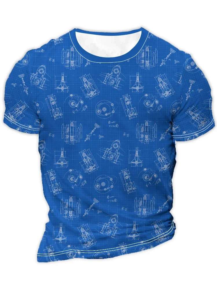 Summer hot selling fashion men's T-shirt rocket 3D digital printing round neck short sleeve T-shirt casual fashion T-shirt
Summer hot selling fashion men's T-shirt rocket 3D digital printing round neck short sleeve T-shirt casual fashion T-shirt