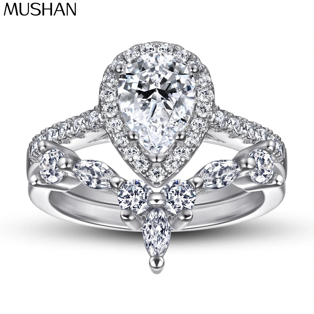MuShan Jewelry 925 Sterling Silver Rings Bands Engagement Ring 7A Cubic Zirconia Rings Bands Timeless Anniversary Women Gift
MuShan Jewelry 925 Sterling Silver Rings Bands Engagement Ring 7A Cubic Zirconia Rings Bands Timeless Anniversary Women Gift