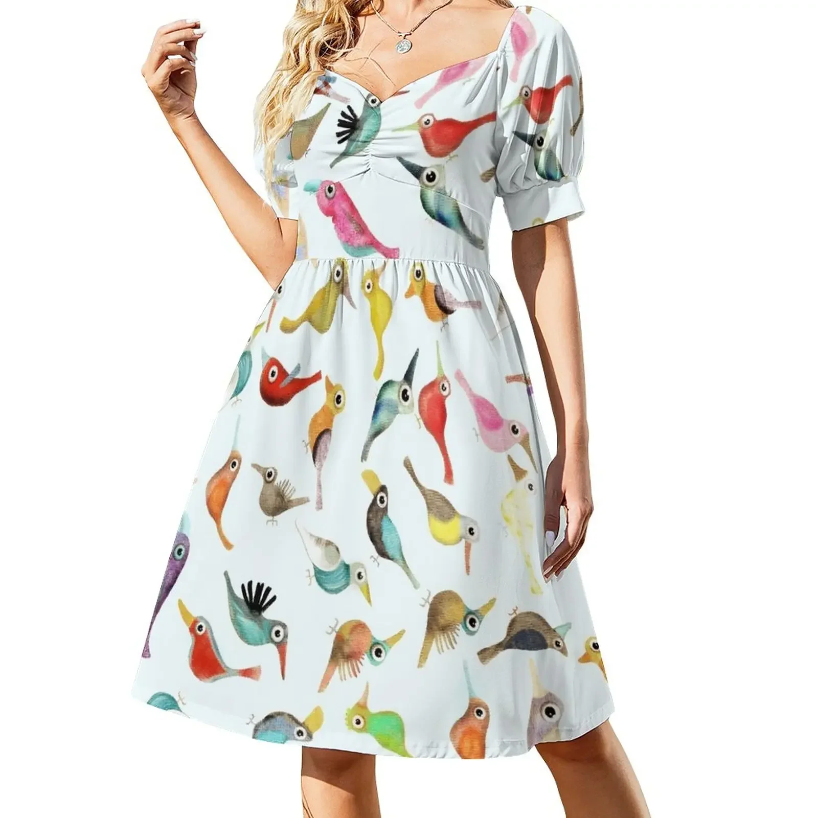 The Birds Short-Sleeved Dress women clothes Woman clothing luxury evening dresses 2025 long sleeve dresses
The Birds Short-Sleeved Dress women clothes Woman clothing luxury evening dresses 2025 long sleeve dresses
