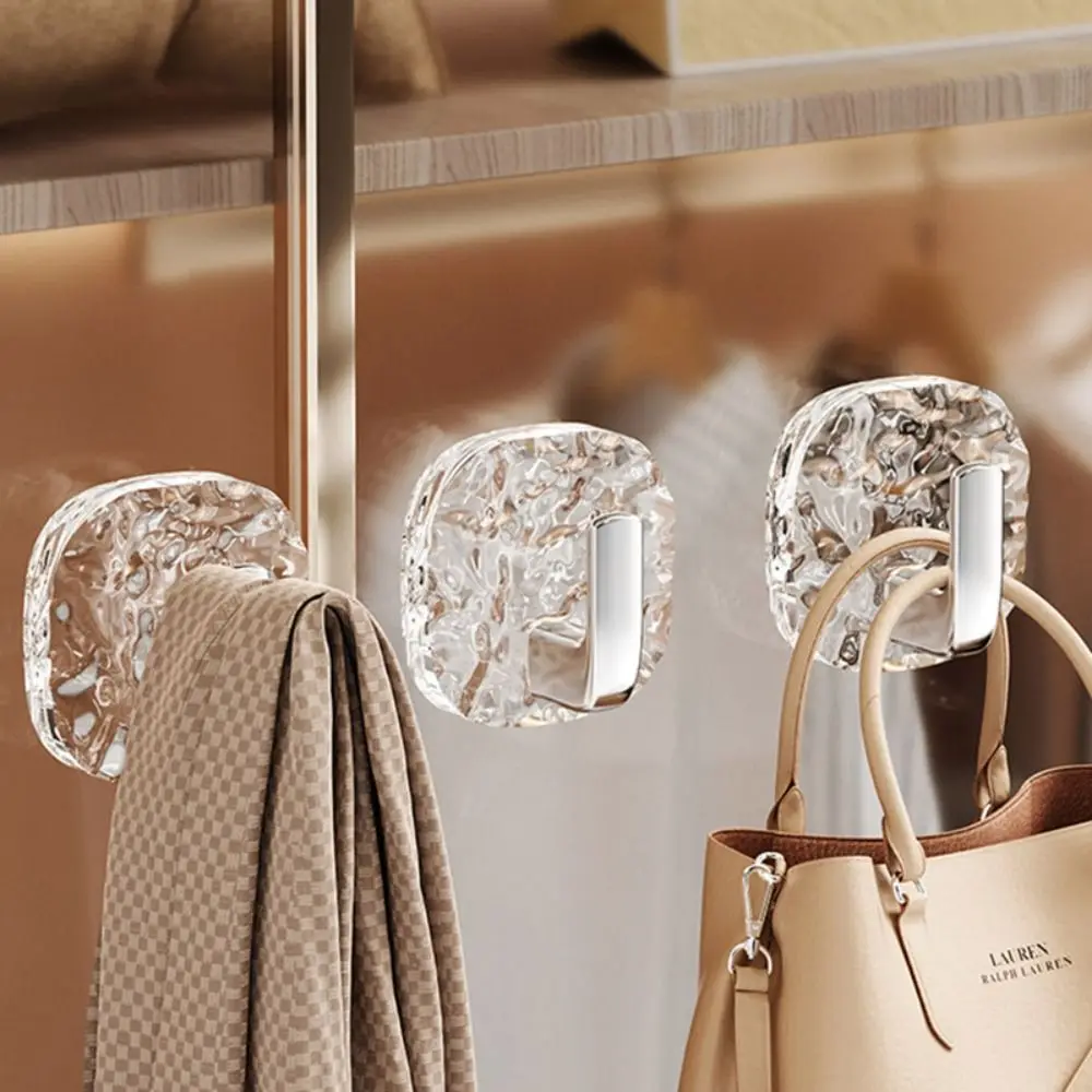 4 pcs Transparent Acrylic Wall Hook Wall Mounted Self Adhesive Bathroom Hooks Punch-Free Waterproof Towel Rack Coat Hanger
4 pcs Transparent Acrylic Wall Hook Wall Mounted Self Adhesive Bathroom Hooks Punch-Free Waterproof Towel Rack Coat Hanger