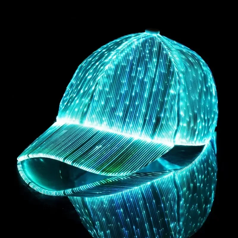 Светодиодная светящаяся кепка RGB, красочная светящаяся оптоволоконная кепка Amazon, популярная бейсболка со вспышкой
Светодиодная светящаяся кепка RGB, красочная светящаяся оптоволоконная кепка Amazon, популярная бейсболка со вспышкой