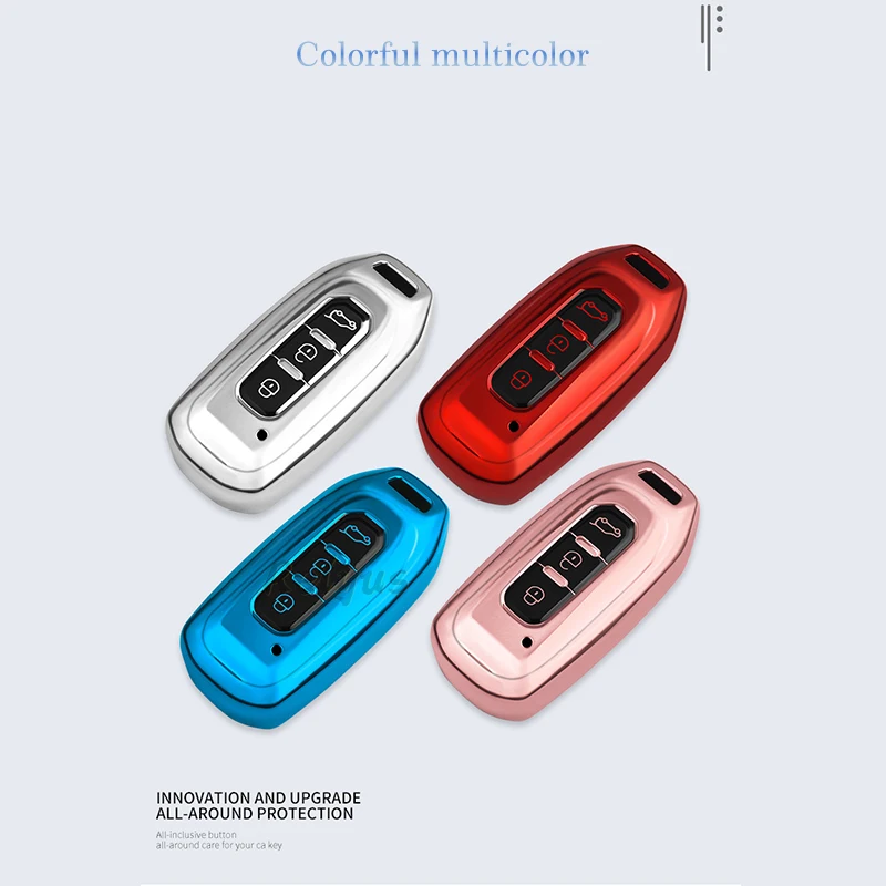 High Quality TPU Soft Car Key Case Cover For Ford Territory EV Remote Keyless Fob Keychain Holder Protector Accessories
High Quality TPU Soft Car Key Case Cover For Ford Territory EV Remote Keyless Fob Keychain Holder Protector Accessories