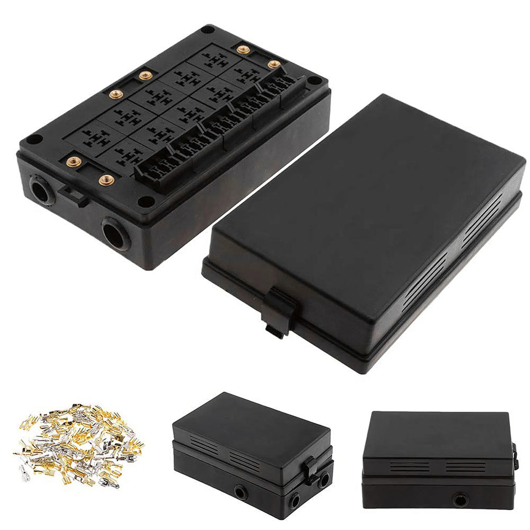 2X Car Relay Socket Black Box 18 Way Blade Fuse Holder For Automotive Marine-T48C
2X Car Relay Socket Black Box 18 Way Blade Fuse Holder For Automotive Marine-T48C