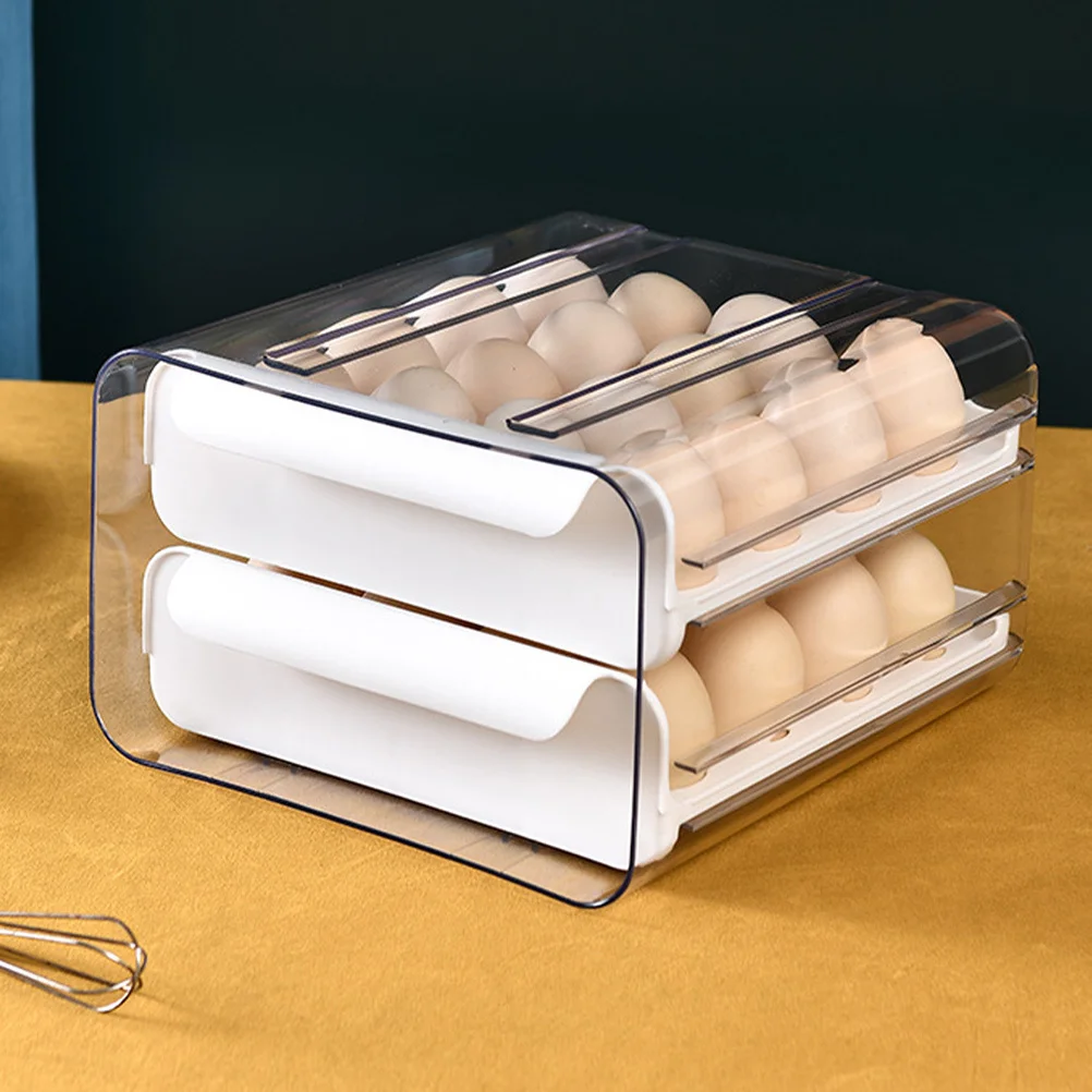 Refrigerator Egg Holder Storage Drawer Organizer Bin Stackable Space Saving Egg Container Fridge Organizer Box
Refrigerator Egg Holder Storage Drawer Organizer Bin Stackable Space Saving Egg Container Fridge Organizer Box