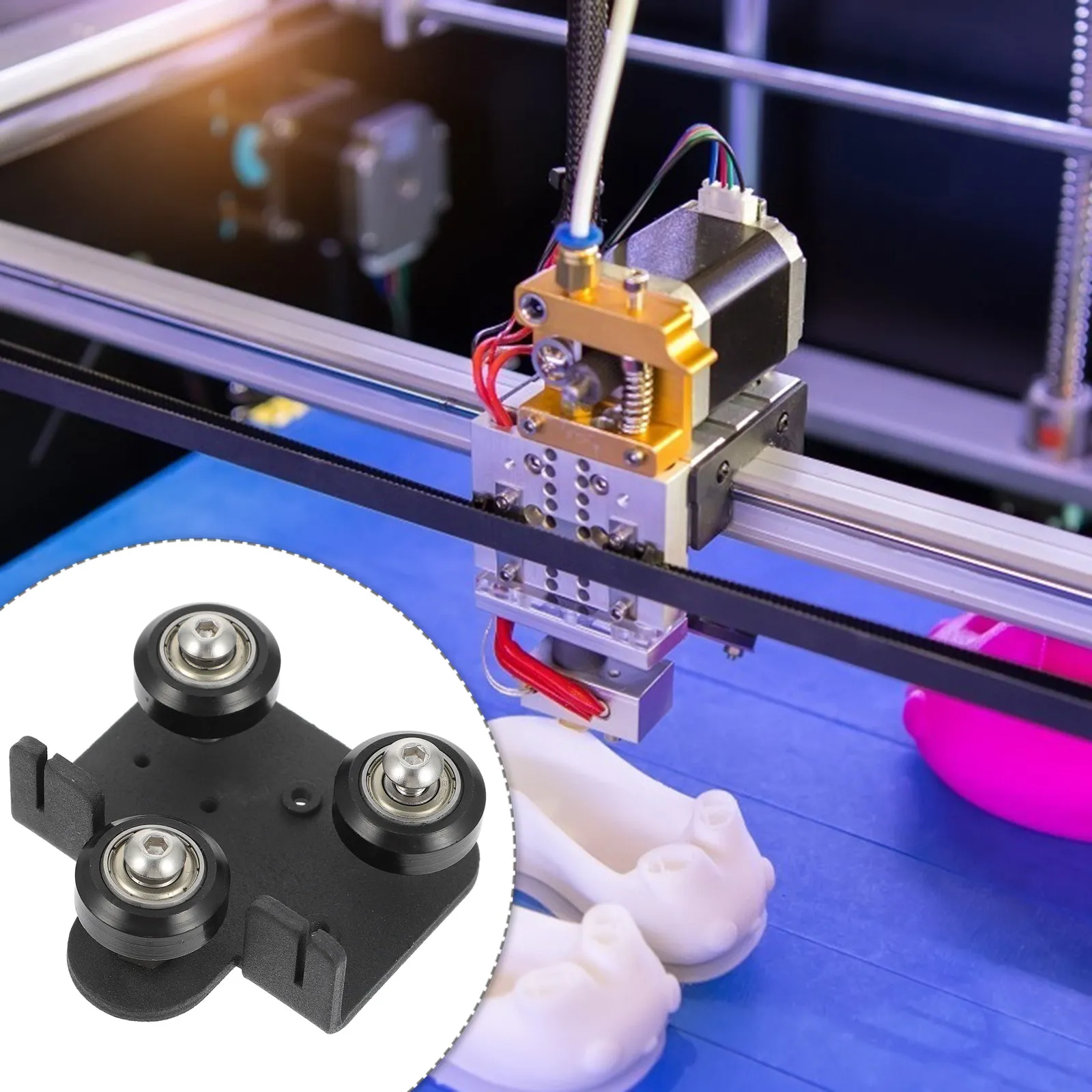 Extruder Back Support Plate 3D Printer Parts Accessory High Quality Metal Durability Smooth Adjustable Hexagonal Eccentric
Extruder Back Support Plate 3D Printer Parts Accessory High Quality Metal Durability Smooth Adjustable Hexagonal Eccentric