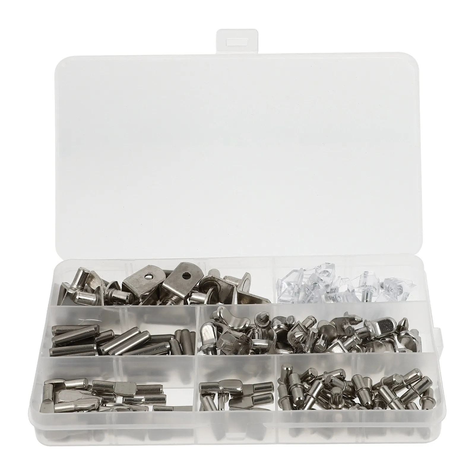 160Pcs Shelf Support Pegs Premium Material Sturdy Fit Glass Wood Boards Cabinet Furniture Use Shelf Support Pegs
160Pcs Shelf Support Pegs Premium Material Sturdy Fit Glass Wood Boards Cabinet Furniture Use Shelf Support Pegs