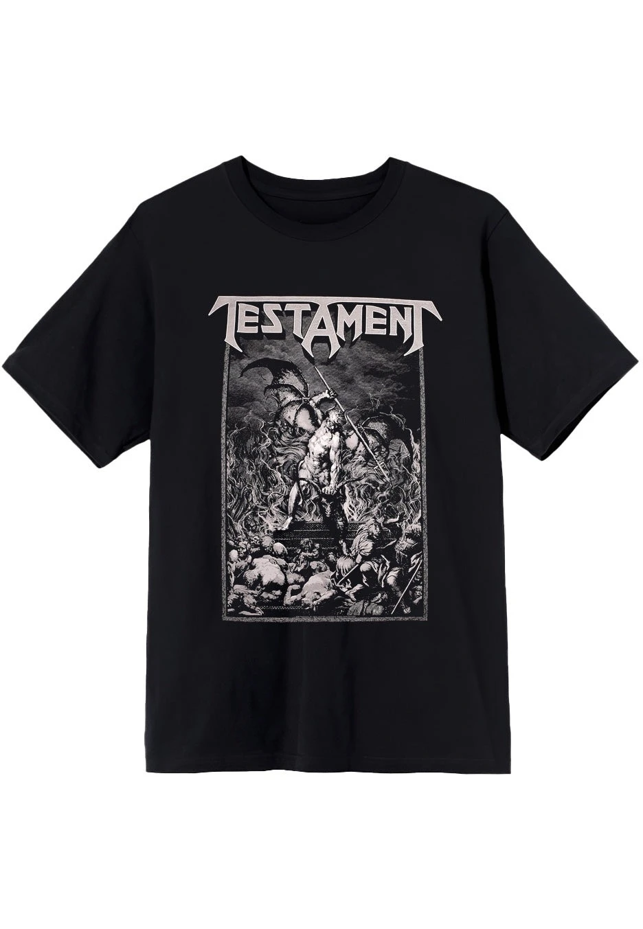 Testament Pitchfork Horns Брендовые периферийные узоры с принтом Летние элитные брендовые хлопковые мужские и женские футболки с короткими рукавами
Testament Pitchfork Horns Брендовые периферийные узоры с принтом Летние элитные брендовые хлопковые мужские и женские футболки с короткими рукавами